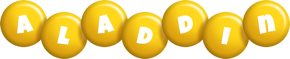 aladdin candy-yellow logo