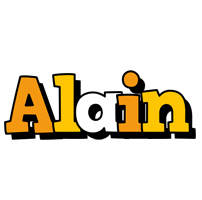 alain cartoon logo