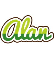 alan golfing logo
