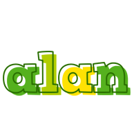alan juice logo