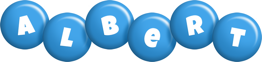 albert candy-blue logo