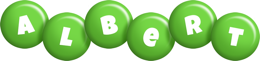 albert candy-green logo