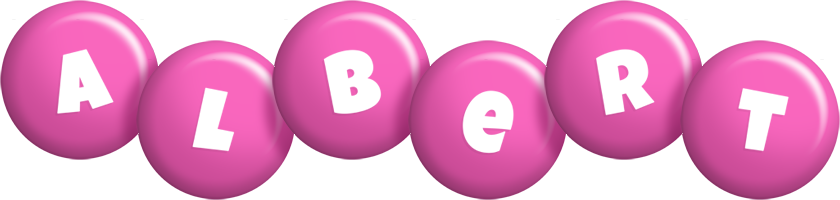 albert candy-pink logo