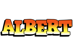 albert sunset logo