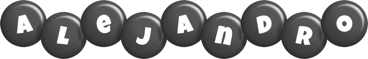 alejandro candy-black logo