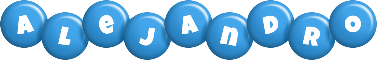 alejandro candy-blue logo