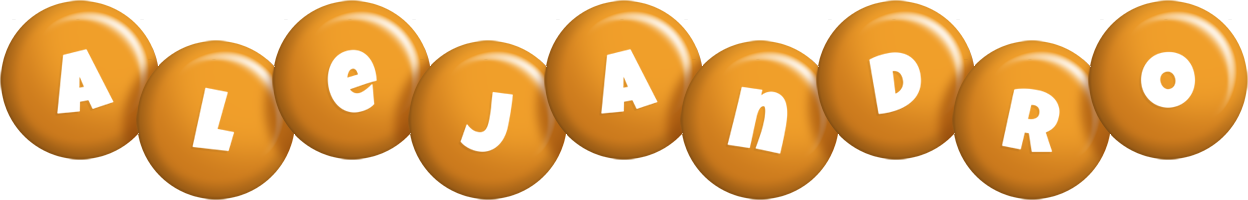 alejandro candy-orange logo