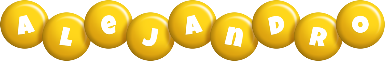 alejandro candy-yellow logo