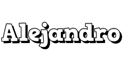 alejandro snowing logo