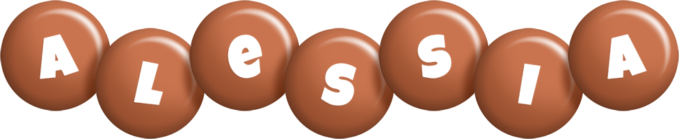 alessia candy-brown logo