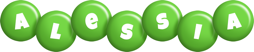 alessia candy-green logo