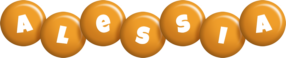 alessia candy-orange logo