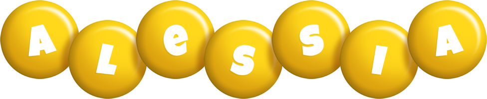 alessia candy-yellow logo