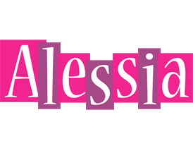 alessia whine logo
