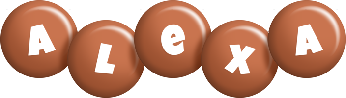 alexa candy-brown logo