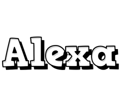 alexa snowing logo