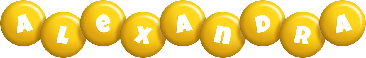 alexandra candy-yellow logo