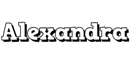 alexandra snowing logo