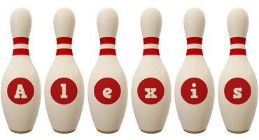 alexis bowling-pin logo
