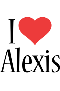 alexis i-love logo