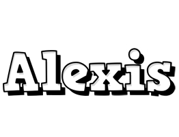 alexis snowing logo