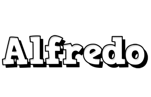 alfredo snowing logo