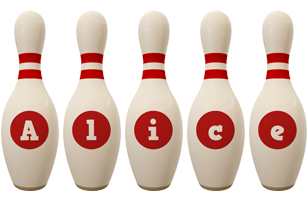 alice bowling-pin logo