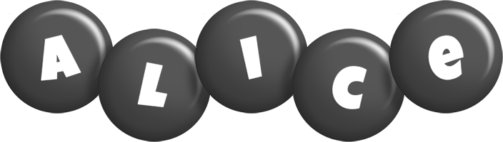 alice candy-black logo
