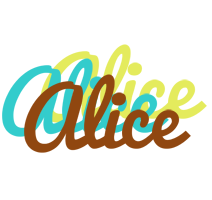 alice cupcake logo