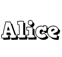 alice snowing logo