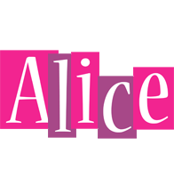 alice whine logo