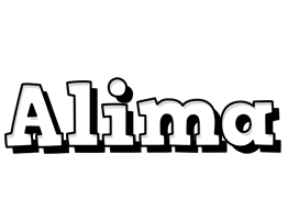 alima snowing logo