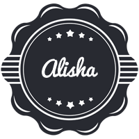 alisha badge logo