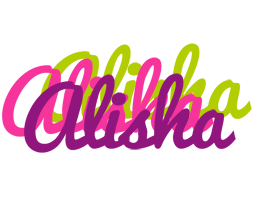 alisha flowers logo