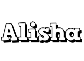 alisha snowing logo