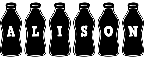 alison bottle logo