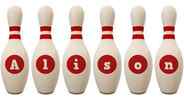 alison bowling-pin logo