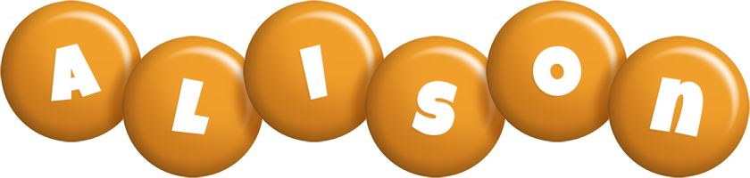 alison candy-orange logo