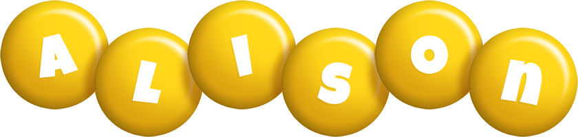 alison candy-yellow logo