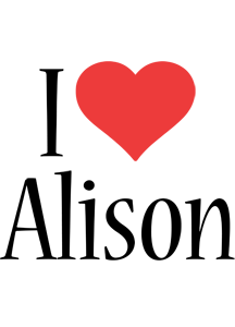 alison i-love logo