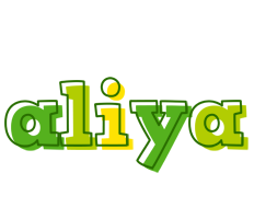 aliya juice logo