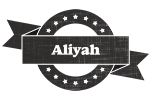 aliyah grunge logo