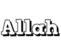 allah snowing logo