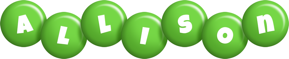 allison candy-green logo