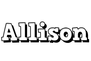 allison snowing logo