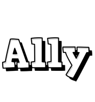 ally snowing logo