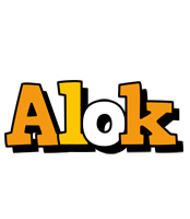 alok cartoon logo