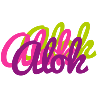 alok flowers logo