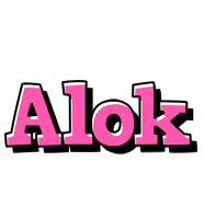 alok girlish logo