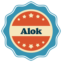 alok labels logo